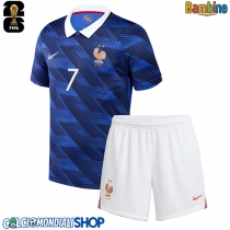 Maglie da calcio Francia Ousmane Dembele #7 Prima Maglia Bambino Mondiali 2026  Manica Corta (+ Pantaloni corti)